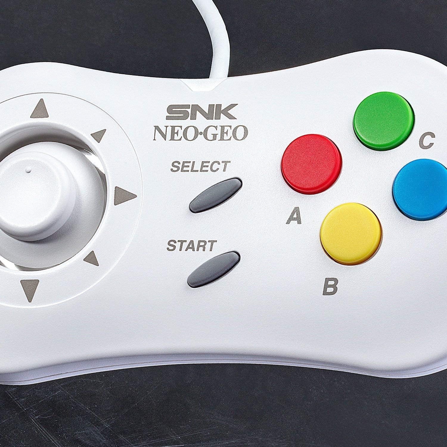 NEOGEO mini arcade console PAD White SNK controller - Solaris Japan