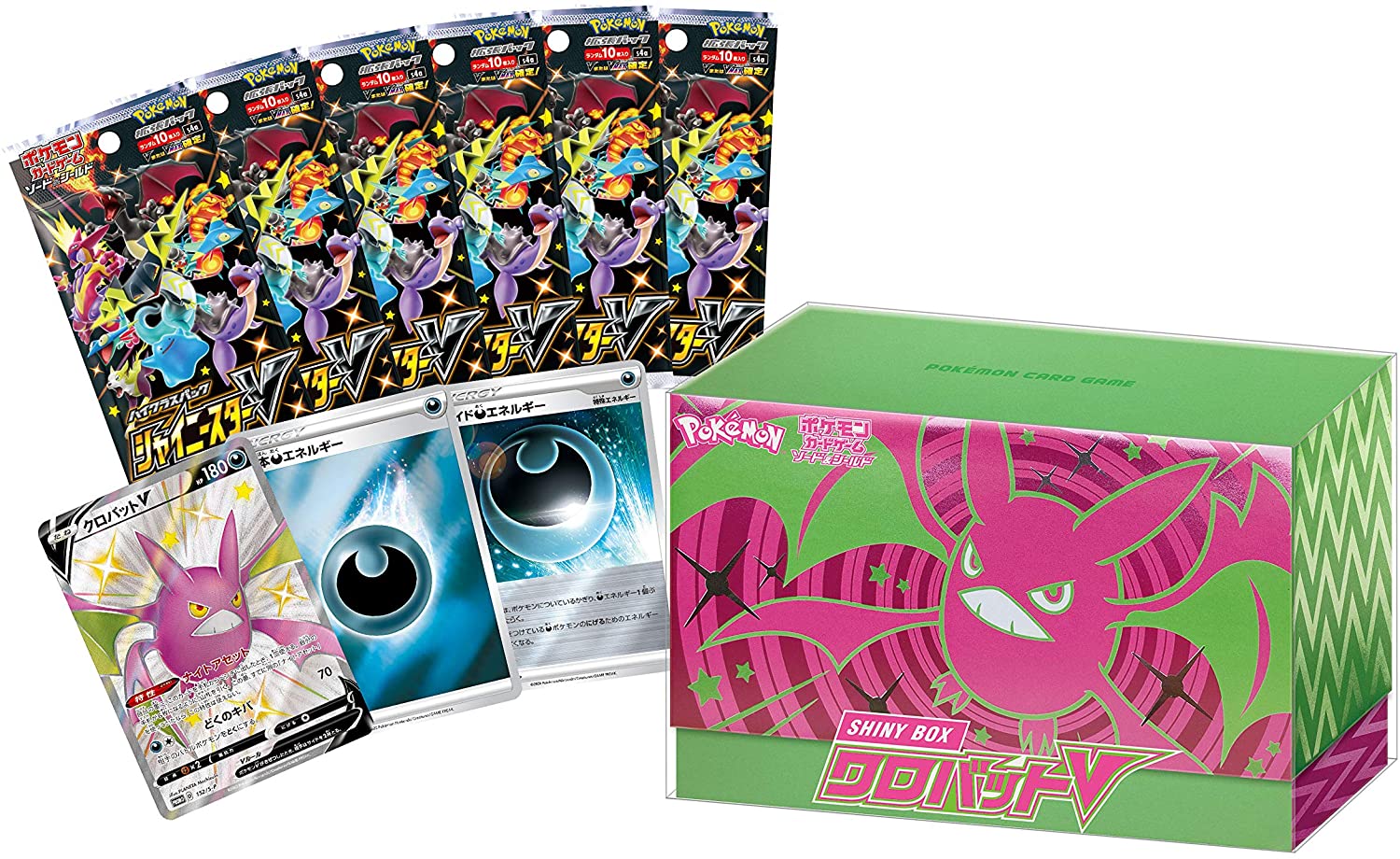 Pokemon Trading Card Game - Sword & Shield Shiny Box Crobat V - Japane ...