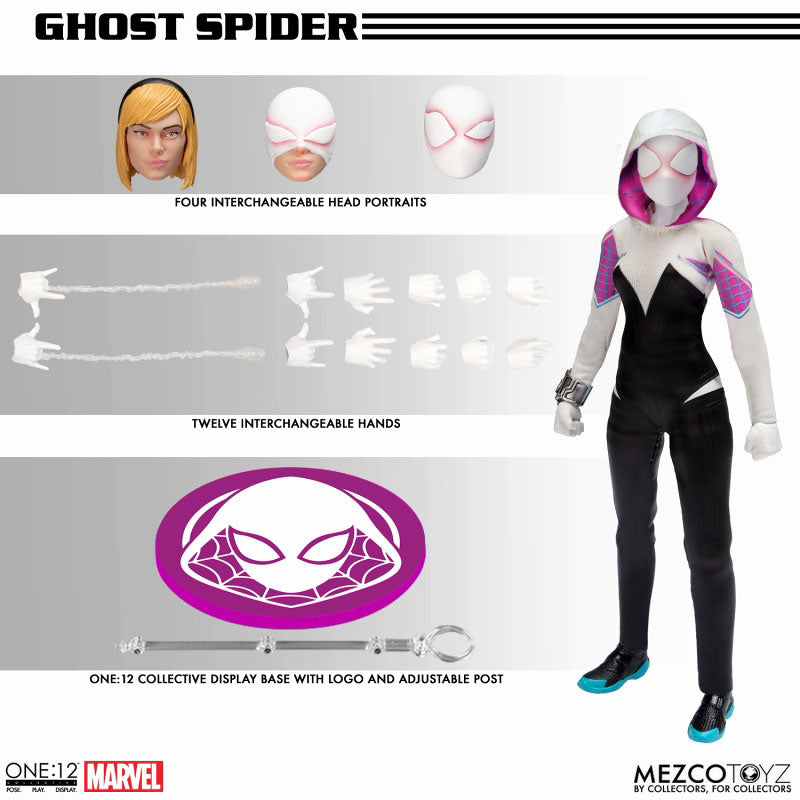 ONE:12 Collective - Marvel Comics: Ghost Spider - 1/12 (Mezco Toys)