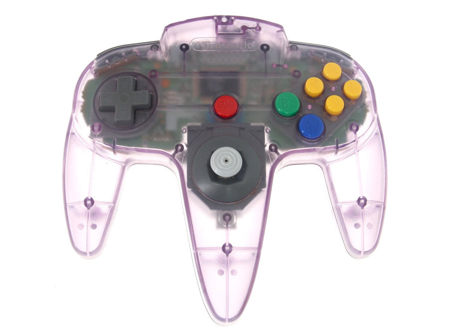 Nintendo 64 Controller Bros - Clear Purple Controller (no box/manual)