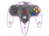 Nintendo 64 Controller Bros - Clear Purple Controller (no box/manual)