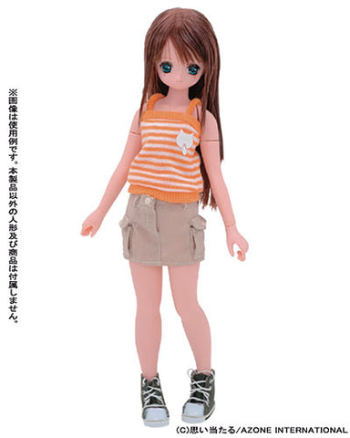 25cm Pure Neemo Original Costume - Cargo PK Mini Skirt Beige (DOLL ACCESSORY)