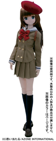 60cm Collection - 60 Sailor Jacket Uniform Set Beige (DOLL ACCESSORY)