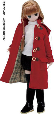 Doll Clothes - PureNeemo - PureNeemo Blue Bird's Song - PureNeemo S Size Costume - Blue Bird's Song Duffel Coat II - 1/6 - Red (Azone)　