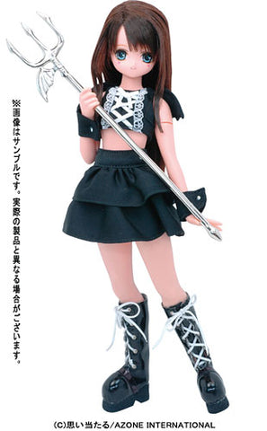 27cm/25cm (Pure Neemo) Fantasy Series Koakuma Trident/ Silver (DOLL ACCESSORY)