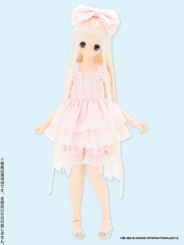 Doll Clothes - PureNeemo - PureNeemo S Size Costume - Angelica Tunic Camisole Dress Set - 1/6 - Pink (Azone)　