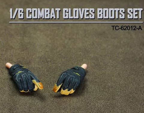 Toyscity 1/6 Combat Gloves and Boots Set A (DOLL ACCESSORY)