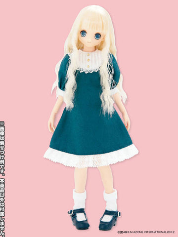 Doll Clothes - PureNeemo - PureNeemo XS Size Costume - Carolina One-piece - 1/6 - Blue (Azone)　