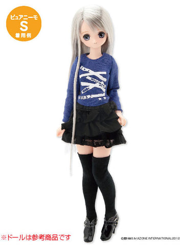 Doll Clothes - PureNeemo - PureNeemo S Size Costume - Bandage Rock T-Shirt - 1/6 - Blue (Azone)　