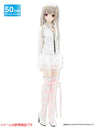 50cm Doll Wear - 50 Laced Garterbelt & Stocking / White (DOLL ACCESSORY)