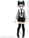 Doll Clothes - PureNeemo - PureNeemo XS Size Costume - Star Chaser Boy Set - 1/6 - Black Stripe x Black (Azone)　