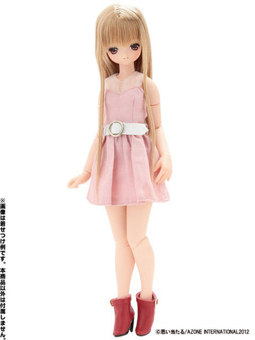 Doll Clothes - PureNeemo - PureNeemo M Size Costume - One-piece with Belt - 1/6 - Pink (Azone)　