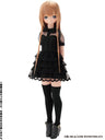 Doll Clothes - PureNeemo - PureNeemo M Size Costume - See-through Lace Frill One-piece - 1/6 - Black (Azone)