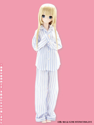 50cm Doll Wear - 50 Boyfriend's Pajama/ Blue Stripe (DOLL ACCESSORY)