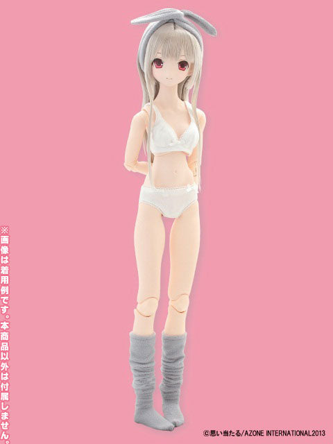 50cm Doll Wear - 50 Simple Bra & Shorts/ White (DOLL ACCESSORY)