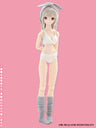 50cm Doll Wear - 50 Simple Bra & Shorts/ White (DOLL ACCESSORY)