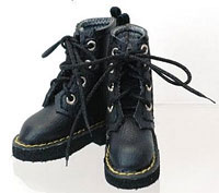 27cm (ASS/AKT/AMP) - 4 Hole Boots Black (DOLL ACCESSORY)