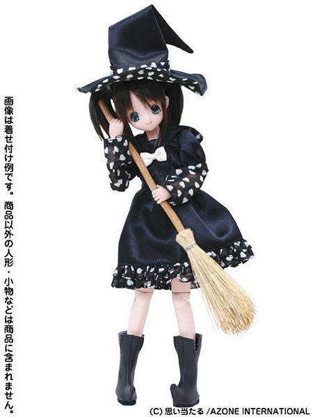 21/23cm Little Body (ALB) Wear - 23cm Witch Set Black (DOLL ACCESSORY)