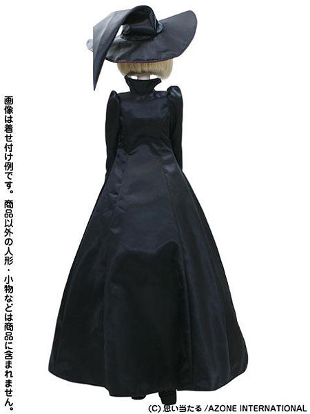 For 60cm Dolls - Halloween Witch Costume Set Black (DOLL ACCESSORY)