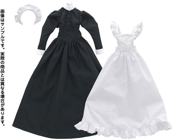 50cm Doll Wear - Classical Maid Set / Black (DOLL ACCESSORY)