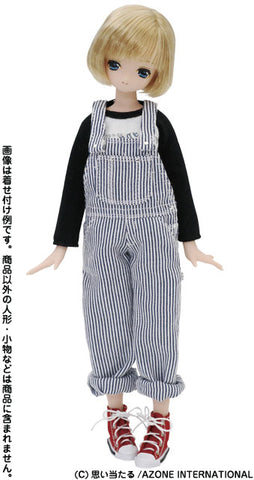 Doll Clothes - PureNeemo - PureNeemo AngelicSigh - PureNeemo S Size Costume - Angelic Sigh Overalls - 1/6 - Navy Stripe (Azone)　