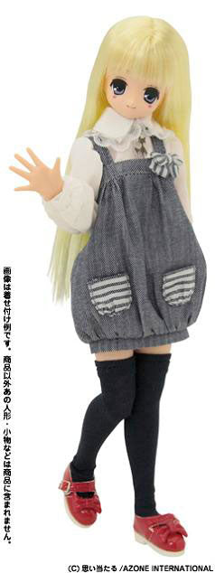 Doll Clothes - PureNeemo - PureNeemo Romantic Girly! - PureNeemo S Size Costume - Romantic Girly! Balloon Jumper Skirt - 1/6 - Blue (Azone)　