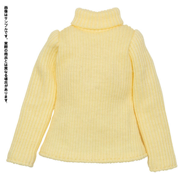 Pure Neemo Size - PN Ribbed Turtleneck Knit Baby Yellow (DOLL ACCESSORY)　