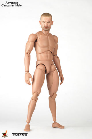 Hot Toys TrueType 1/6 Scale Action Figure Body: Advanced/ Caucasian Male