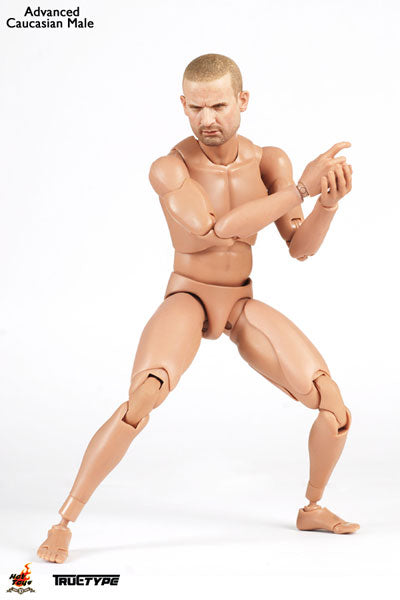 Hot Toys TrueType 1/6 Scale Action Figure Body: Advanced/ Caucasian Male