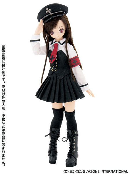 PureNeemo - Doll Clothes - Cute Military Set - 1/6 - White (Azone)　
