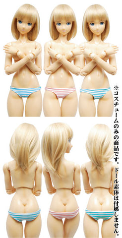 1/4 Shimapan (Striped Panties) 3 Color Set (DOLL ACCESSORY)