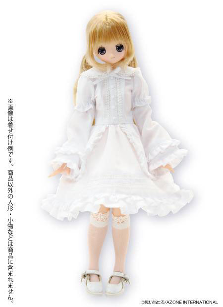 PureNeemo - Doll Clothes - Francoise Dress - 1/6 - White (Azone)　