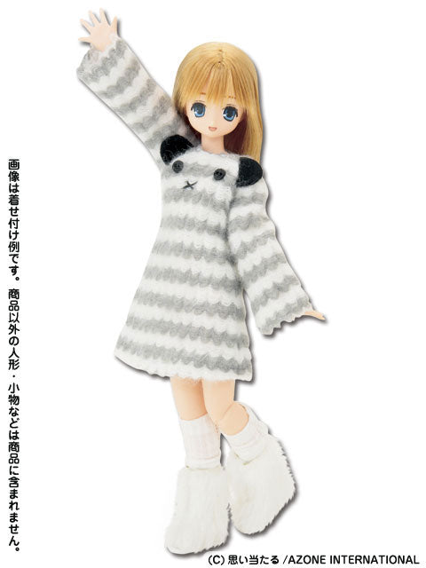 Doll Clothes - PureNeemo Snotty cat mini - Animal Knit One-Piece - 1/6 - Dog (Azone)　