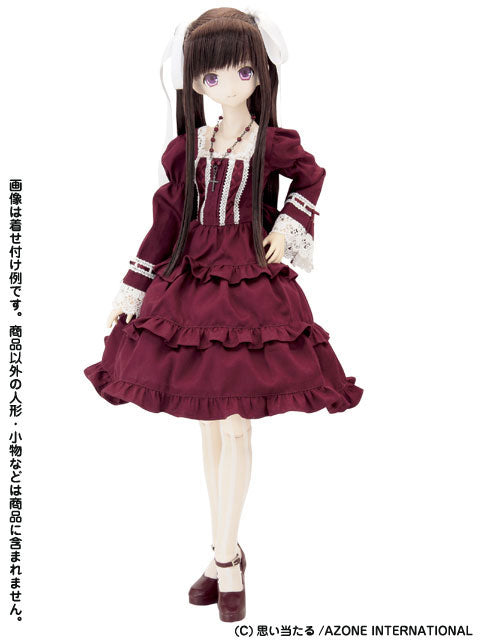 50cm Doll Wear - 50 Claudia One Piece / Bordeaux (DOLL ACCESSORY)