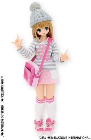 PureNeemo - Doll Clothes - Fanny Fanny Sweat Skirt - 1/6 - Pink (Azone)　