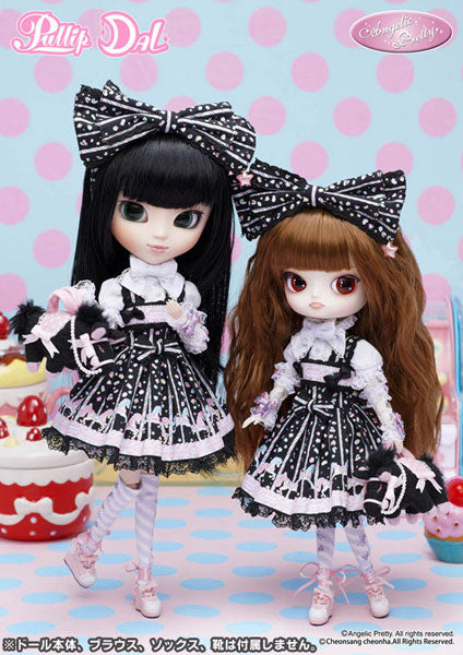 Doll Clothes - Outfit Selection - Pullip (Line) - O-801 - Angelic Pretty Sugary Carnival Black Version Set (Angelic Pretty, Groove)