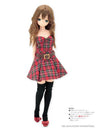 Doll Clothes - PureNeemo - PureNeemo M Size Costume - PNM Bare Top One-Piece Dress - 1/6 - Red Tartan (Azone)　