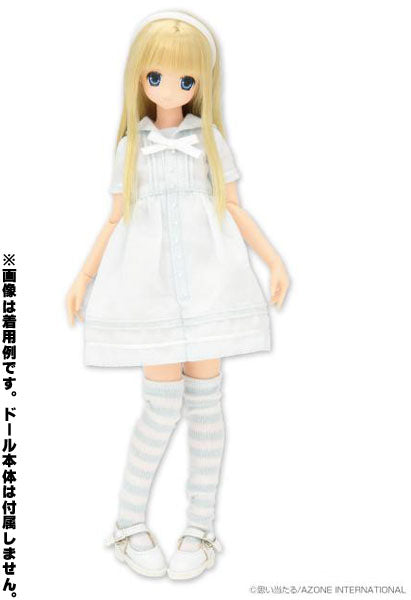 PureNeemo - Doll Clothes - PureNeemo XS Size Costume - Sailor Ribbon One Piece Dress - 1/6 - Light Blue - ALB119 (Azone)　