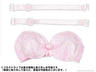 50cm Doll Wear - 50 Lace Bra & Shorts Set / Pink (DOLL ACCESSORY)