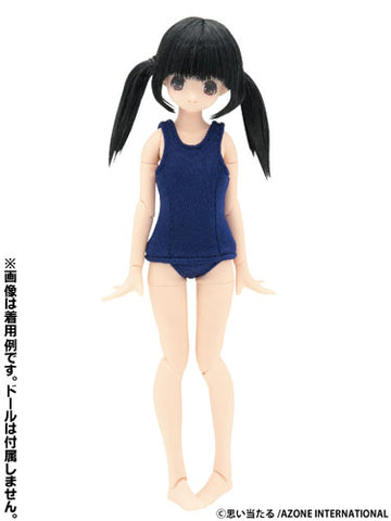 PureNeemo - Doll Clothes - PureNeemo XS Size Costume - School Swimsuit - 1/6 - Navy - ALB117 (Azone)　
