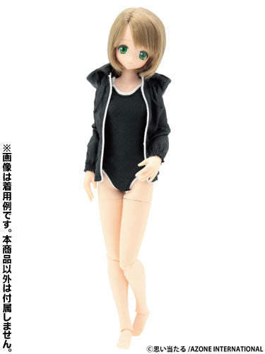 Doll Clothes - PureNeemo - PureNeemo M Size Costume - Windbreaker - 1/6 - Black - PNM021 (Azone)　