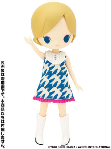 Luna Rock Recommended Wear - Little ChouxChoux Swallow Dress Blue (DOLL ACCESSORY)