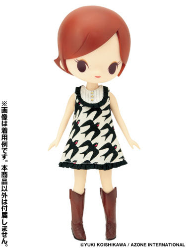 Luna Rock Recommended Wear - Little ChouxChoux Swallow Dress Black (DOLL ACCESSORY)