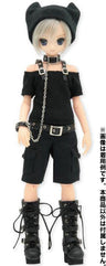 Doll Clothes - PureNeemo - PureNeemo M Size Costume - Punk Choker & Wirstband - 1/6 - Black - 031 (Azone)　