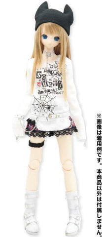 50cm Doll Wear - 50 Punk Choker & Wristband - White (DOLL ACCESSORY)