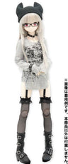 50cm Doll Wear - 50 So what? Gauze Shirt / Gray (DOLL ACCESSORY)