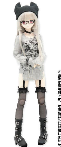 Doll Clothes - Side Buckle Belt Boots - 1/3 - Black (Azone)　