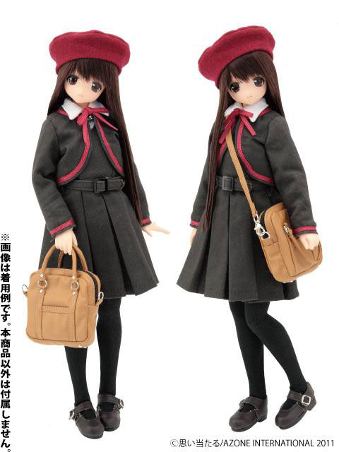 Doll Clothes - PureNeemo - PureNeemo M Size Costume - Saint Iferia Girls School Winter Uniform Set - 1/6 - Grey (Azone)　