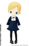 Luna Rock Recommended Wear - Little Shushu Pin Tuck Classical On-piece Dress/ Navy (DOLL ACCESSORY)