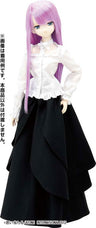 50cm Doll Wear - Black Raven Clothing: Corneille Long Skirt/ Black (DOLL ACCESSORY)